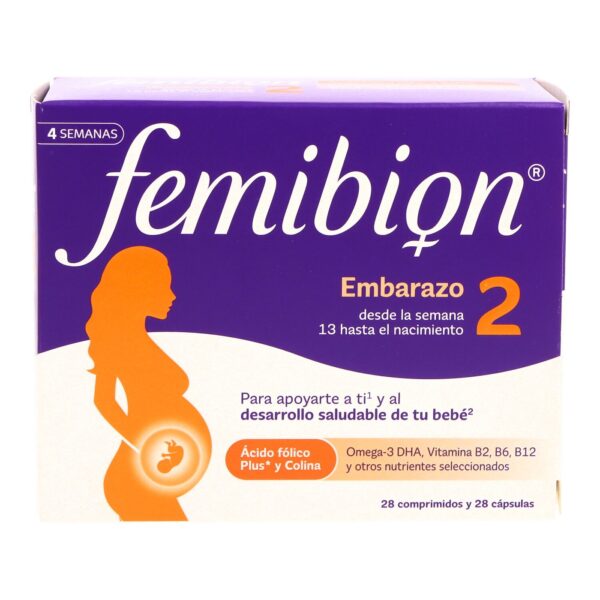 Femibion 2 complément alimentaire grossesse 28 comprimés + 28 capsules