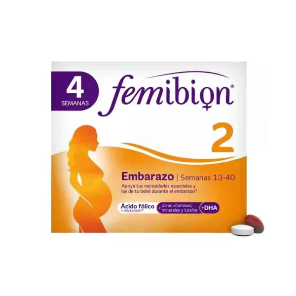 Femibion ​​​​Pronatal 2 doplnok stravy pre tehotné a dojčiace deti, 28 tabliet + 28 kapsúl