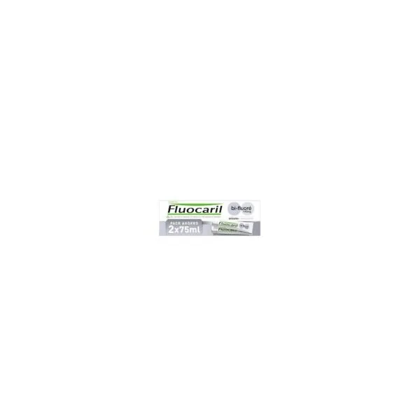 Fluocaril Bi-Fluoré 145 mg Aufhellende Zahnpasta Pack 2×75 ml