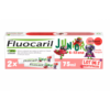 Fluocaril Junior dentifricio per bambini dai 6 ai 12 anni al gusto frutta 2 x 75 ml
