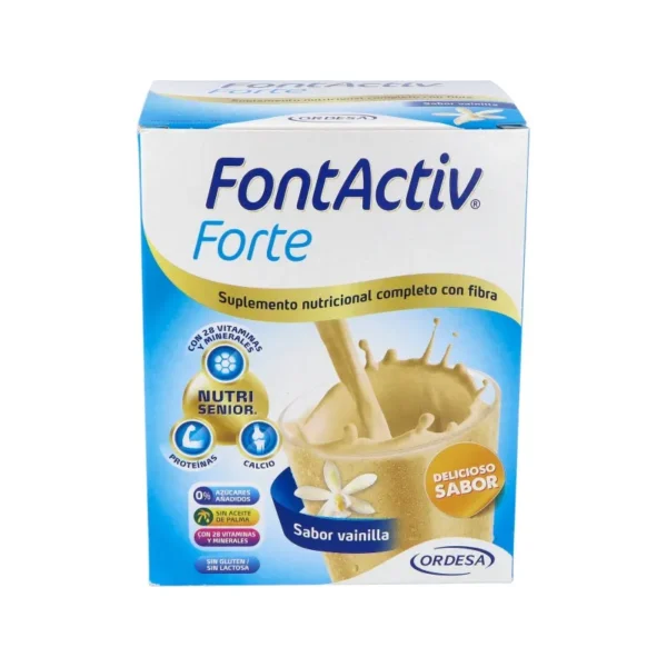 FontActiv Forte vainilla complemento nutricional en polvo 14 sobres de 30 g