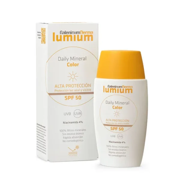 Galenicum Derma Lumium Daily Mineral Color Gesichts-Fotoprotektor SPF 50 50 ml