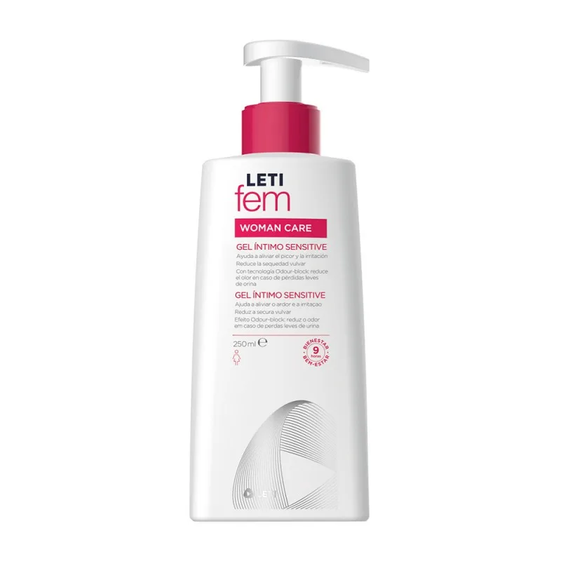 Känslig intimgel med doseringspump 250 ml