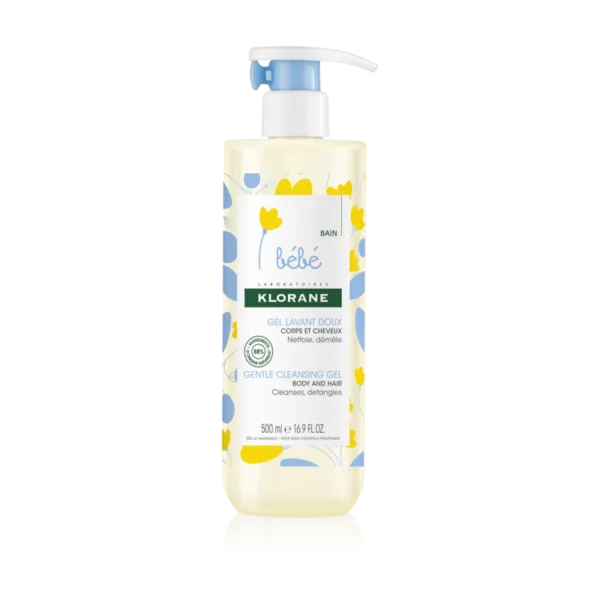 Klorane Gel detergente delicato bebè capelli e corpo 500 ml