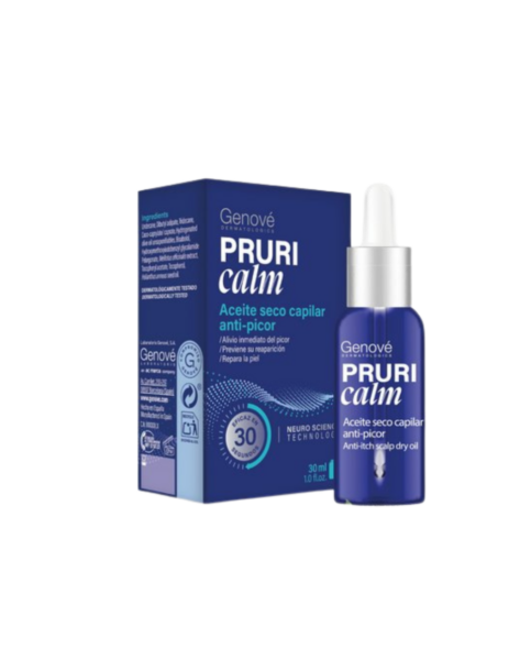 Genové Pruricalm huile sèche capillaire anti‑prurit cuir chevelu 30 ml