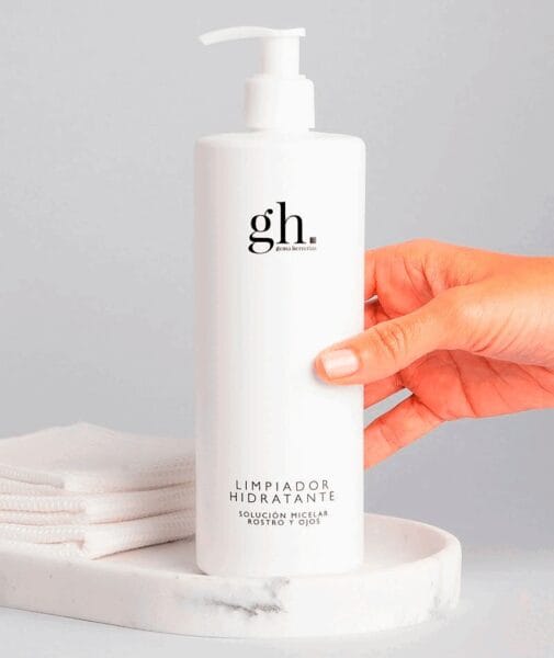 GH Gema Herrerías solución micelar hidratante natural rostro y ojos 400 ml