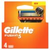Gillette Fusion5 ricambi di lame da rasatura, blister 4 unità