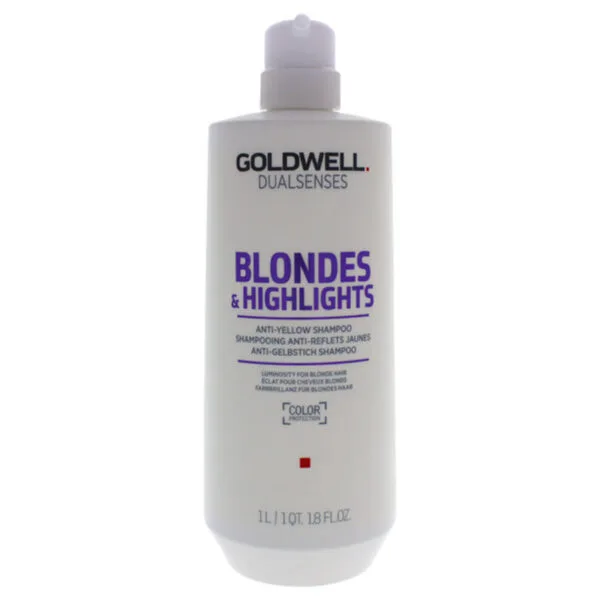 Goldwell Dualsenses Blondes & Highlights schampo blont hår och slingor 1000 ml