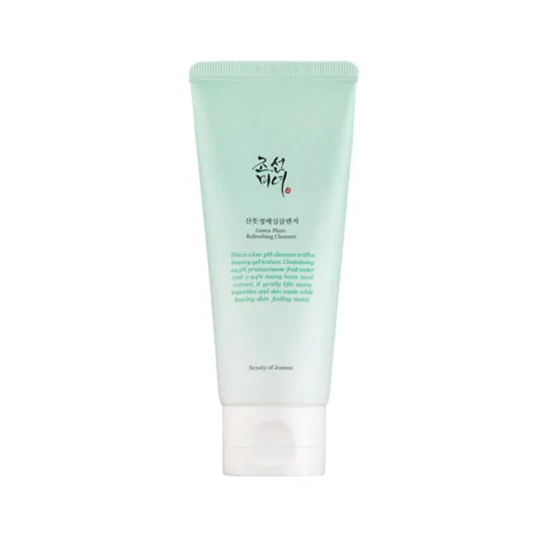 Green Plum gel ansiktsrengöring uppfriskande och återfuktande 100 ml