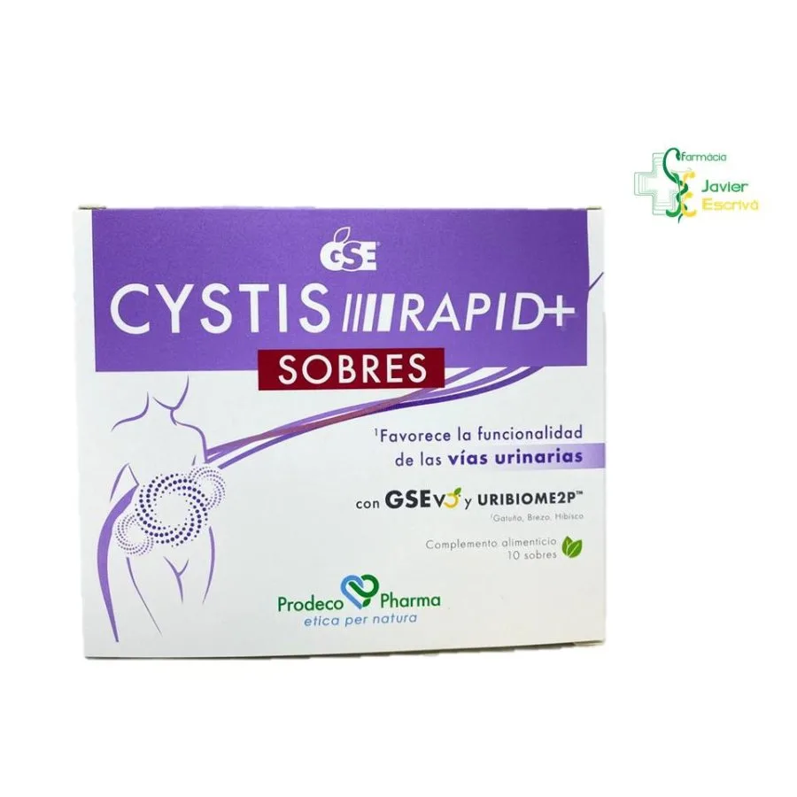 GSE Cystis Rapid complemento urinario en sobres, 10 unidades