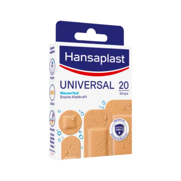 Hansaplast Universal Patch apósitos adhesivos, 20 tiras