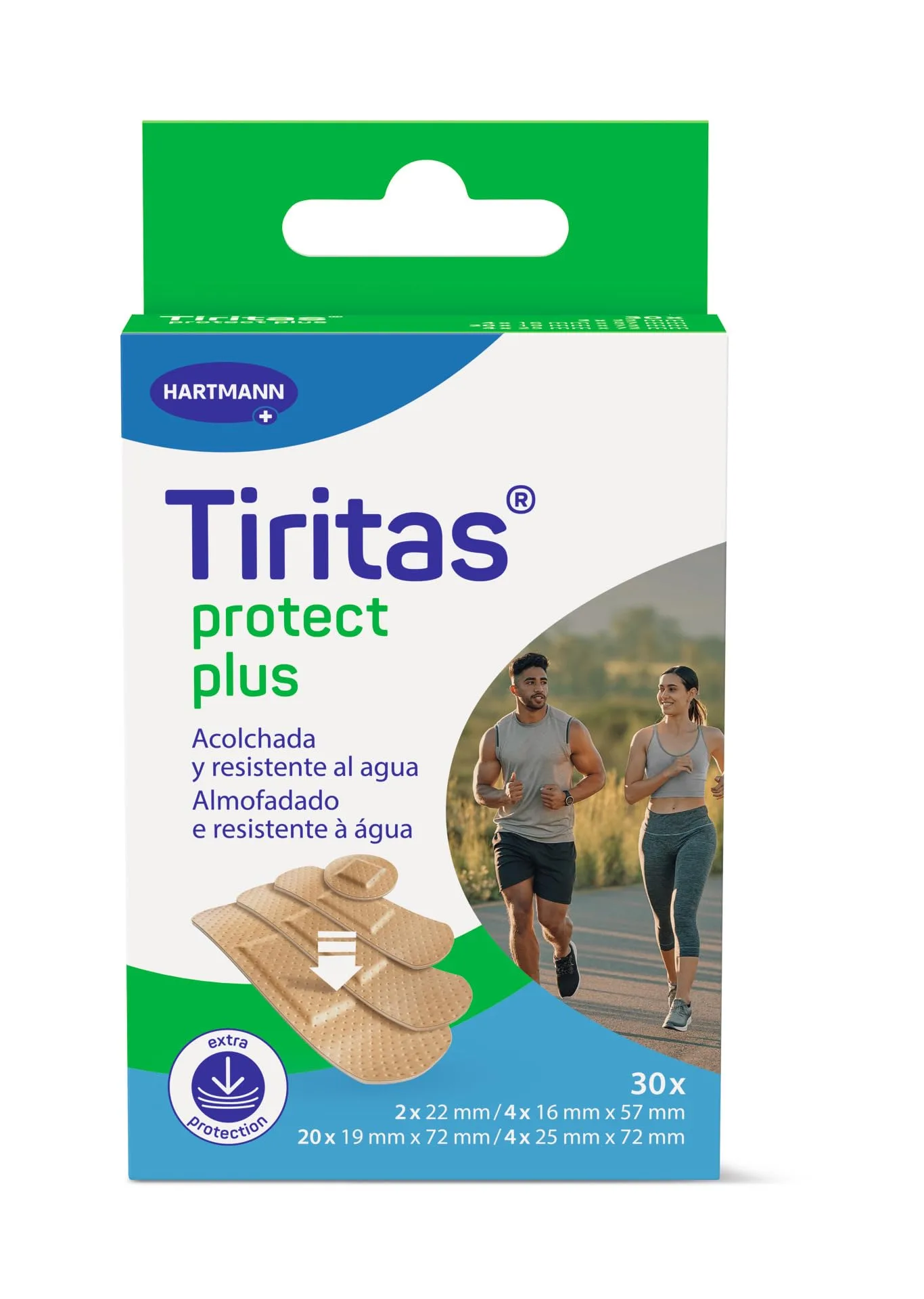 Hartmann Protect Plus blandade vattentäta självhäftande bandage 30 enheter
