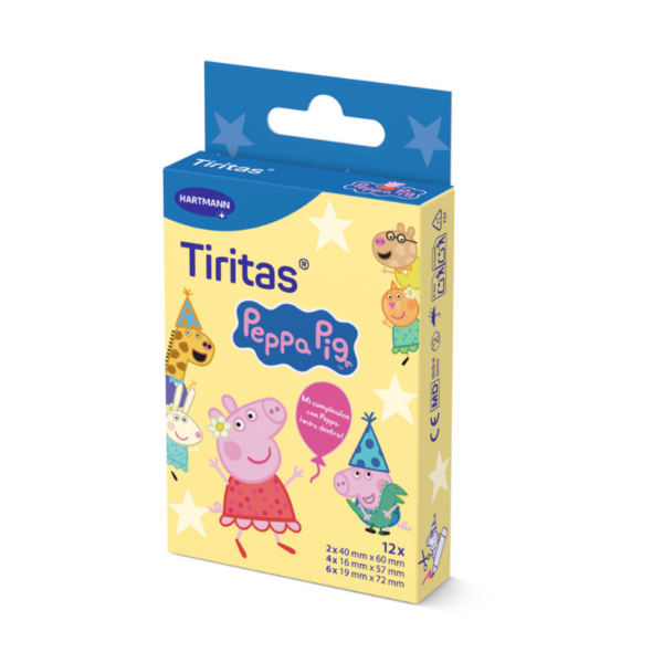 Hartmann tiritas adhesivas infantiles Peppa Pig surtidas caja 12 unidades