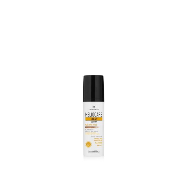 Cantabria Labs Heliocare 360º Gel Sem Óleo Cor SPF 50+ Bronze Intenso 50 ml