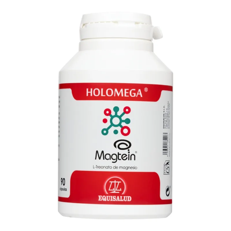 Equisalud Holomega Magtein L-treonaat van magnesium 60 plantaardige capsules