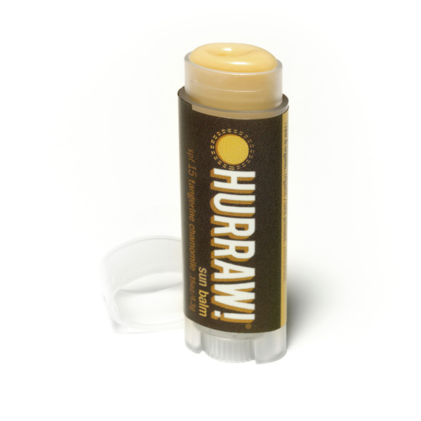 Hurraw Sun balsamo labbra SPF 15 stick 4,8 g