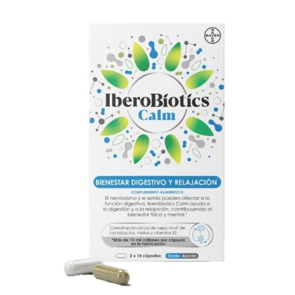 IberoBiotics Calm integratore alimentare probiotico 28 capsule (2×14)