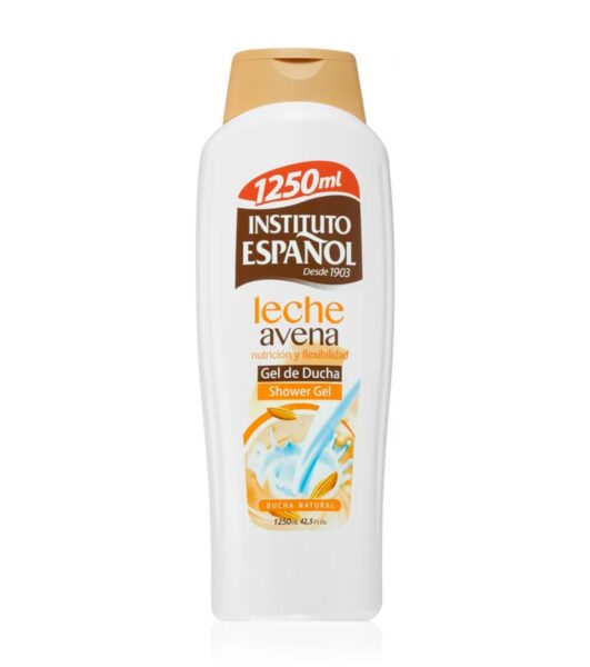 Dosatore di gel da bagno all'avena e latte dell'Instituto Español 1250 ml