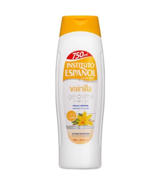 Gel da bagno al latte e vaniglia Instituto Español 750 ml