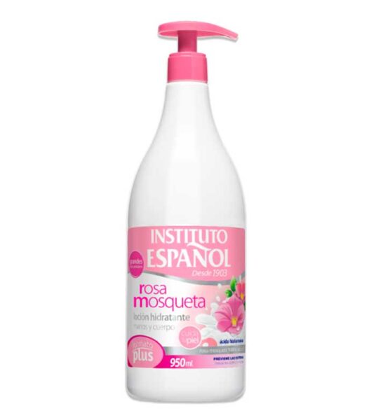 Spanisches Institut Hagebutten Körperlotion mit Dosierer 950 ml