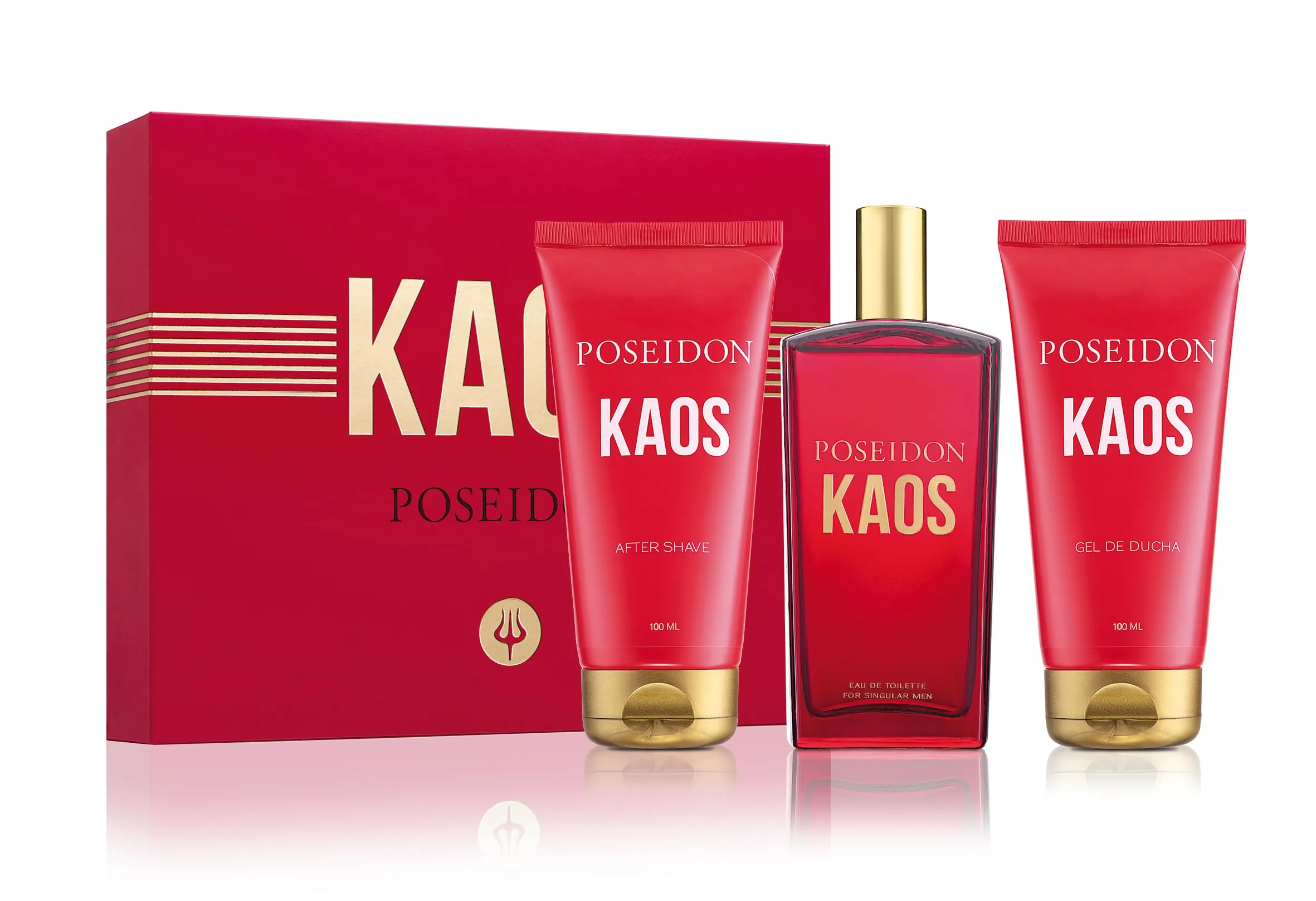 Instytut Hiszpański Poseidon Kaos Zestaw EDT 150 ml + After Shave 150 ml + Żel pod prysznic 150 ml