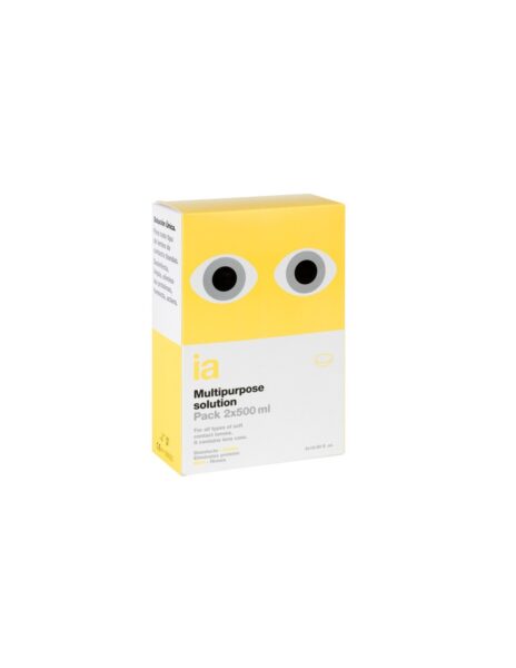 Interapothek solución única lentes de contacto blandas 2 x 500 ml