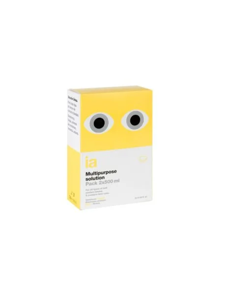 Interapothek solution unique lentilles de contact souples 2 x 500 ml
