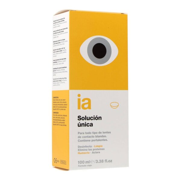 Interapothek solución única para lentes de contacto blandas 100 ml