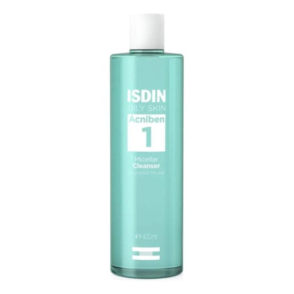 ISDIN Acniben Agua Micelar Limpiadora Piel Grasa y Acneica 400 ml