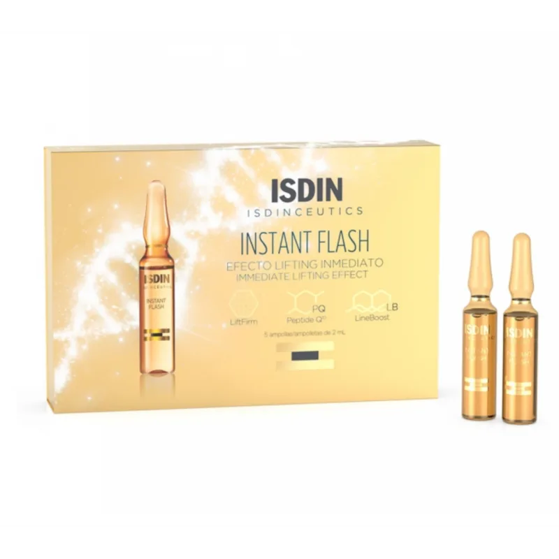 Isdin Isdinceutics Instant Flash ampułki do twarzy 5 sztuk