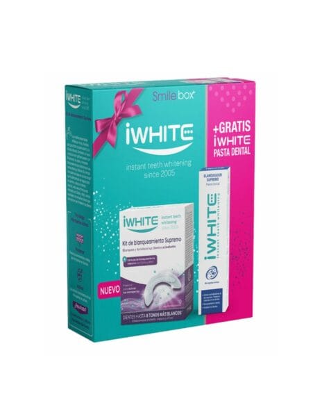 iWhite set za supremo izbijeljenje 10 kalupa + pasta za zube izbijeljivač 75 ml