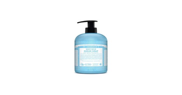 DR Bronners Jabón de azúcar neutro para bebés y piel sensible 710 ml