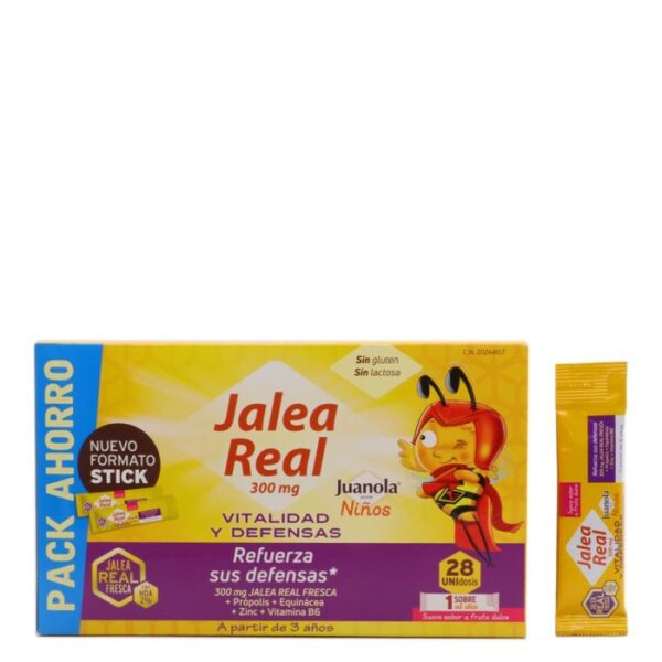 Juanola Königliches Gelée Kinder Vitalität und Abwehr 28 Sticks
