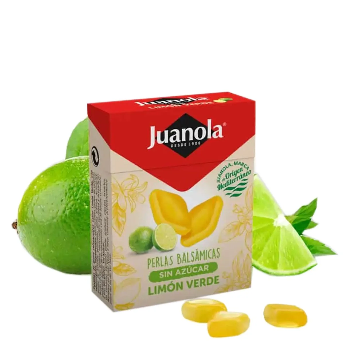 Juanola perlas balsámicas sabor limón sin azúcar 25 g
