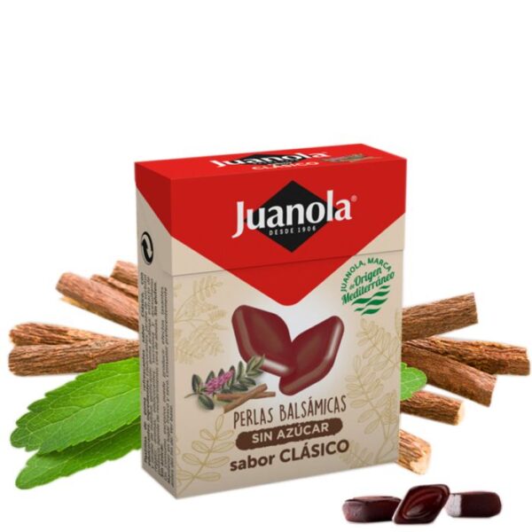 Juanola Pérolas Balsâmicas Sabor Alcaçuz 25 g