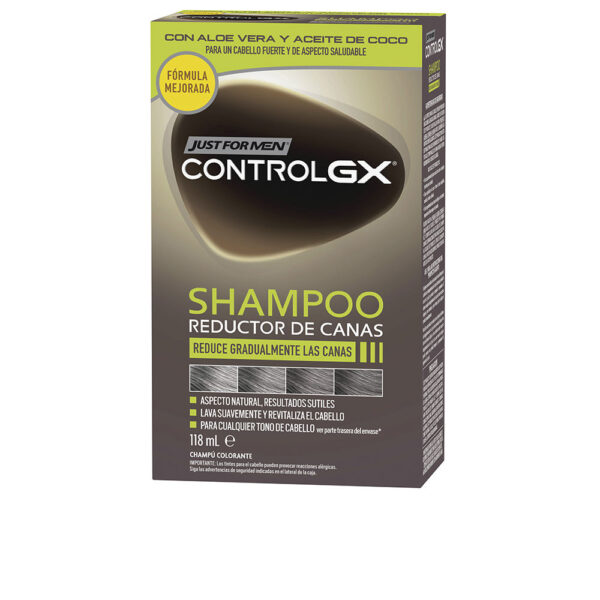 Just For Men Control GX Shampooing Réducteur de Cheveux Gris 118 ml