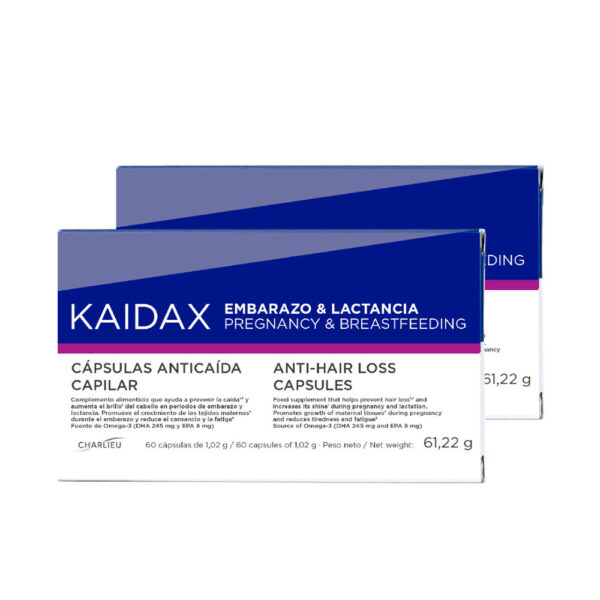 Topicrem Kaidax Gravidanza e Allattamento, complemento alimentare in capsule pack 2 x 60
