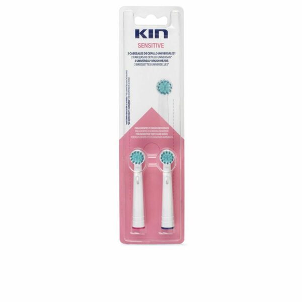 KIN Ricambio testina spazzolino elettrico Sensitive, 2 unità