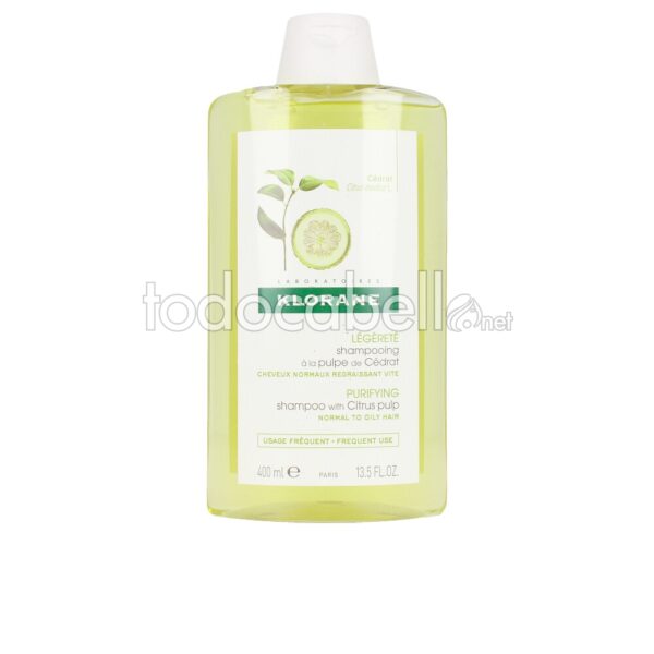 Klorane Shampoo mit Zitronenpulpe f\u00fcr h\u00e4ufige Anwendung 400 ml