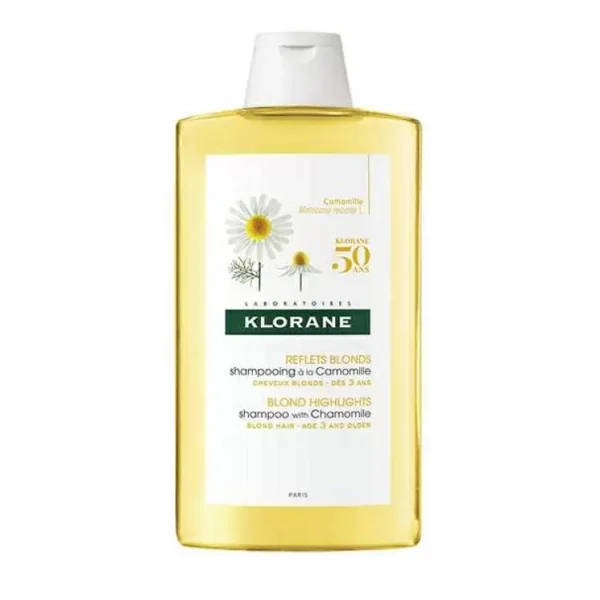 Klorane Shampooing Camomille reflets dorés avec extrait de camomille 400 ml