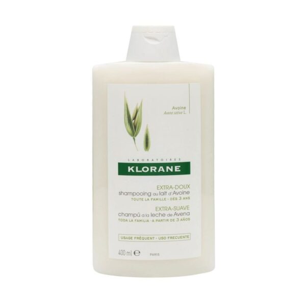 Klorane extra sanftes Shampoo mit Haferextrakt f\u00fcr h\u00e4ufige Anwendung 400 ml