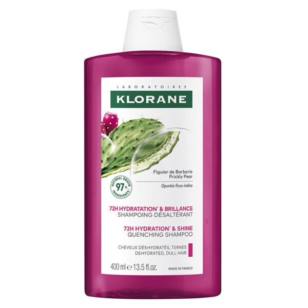Klorane shampooing hydratant avec figue de Barbarie cheveux secs 400 ml