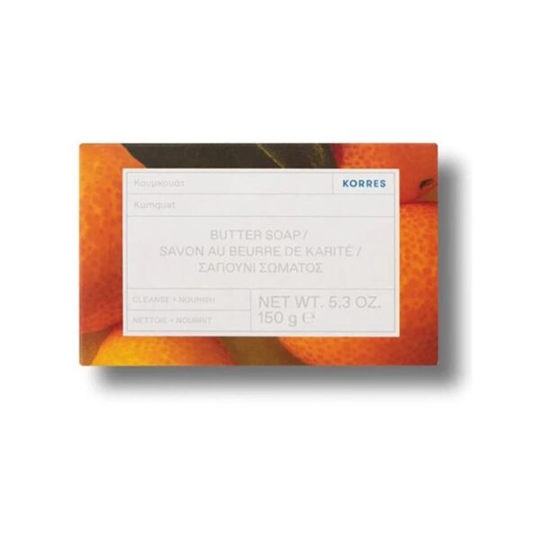 Korres Kumquat Butter Soap σαπούνι σε σφήνα σώματος 150 γ