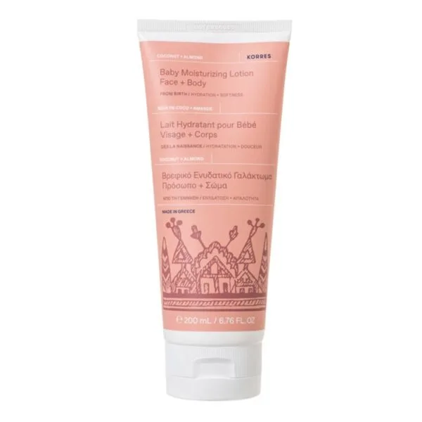 Korres Lait Corporel Bébé Coco et Amande 200 ml