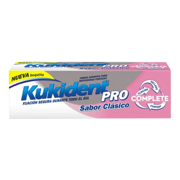 Kukident Pro Complete Original crema adesiva protesi dentarie tubo 47 g