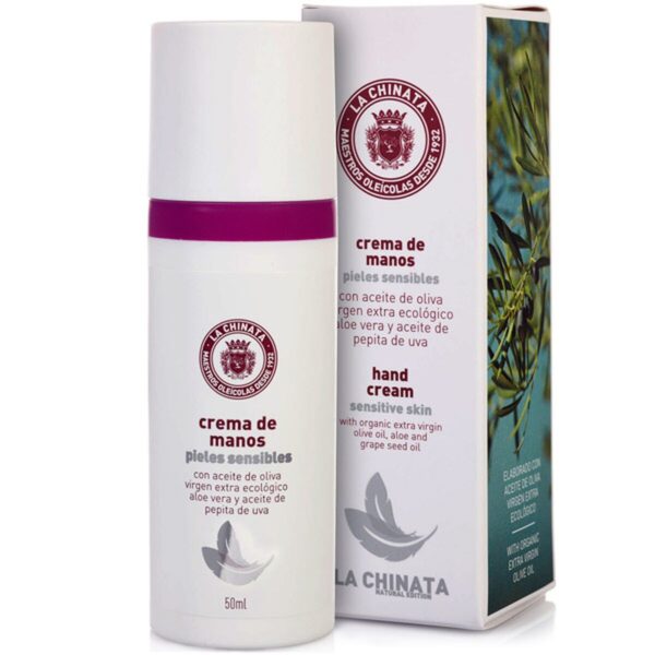 La Chinata handcrème voor gevoelige huid tube 50 ml