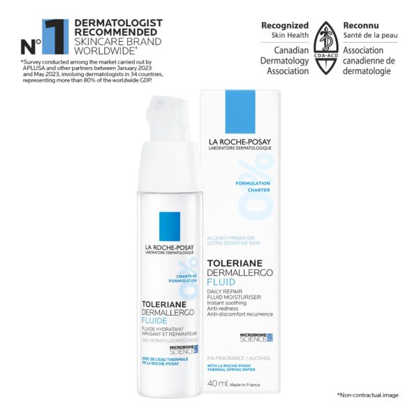 La Roche-Posay Toleriane Dermallergo Fluido hidratante calmante piel sensible 40 ml
