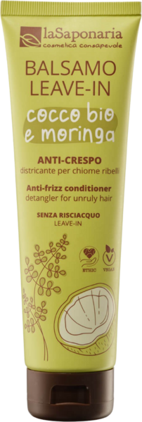 La Saponaria Après-shampooing Leave-In Anti-Frizz sans rinçage 150 ml
