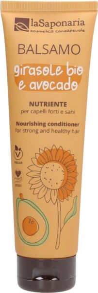 La Saponaria après-shampooing nutritif tournesol biologique et avocat tube 150 ml