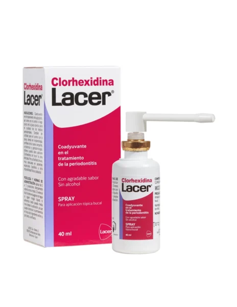 Lacer Clorhexidina Σπρέι Στόματος Αντισηπτικό 0,12% 40 ml